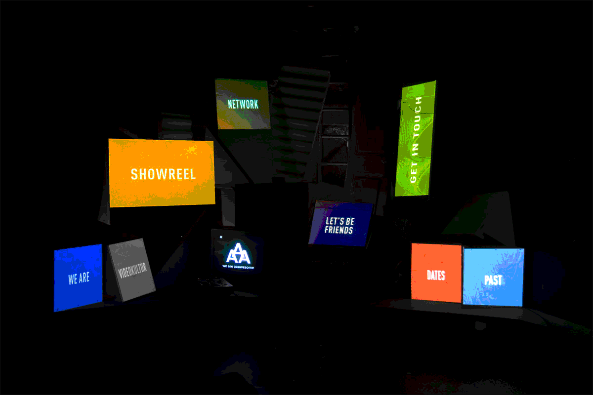 AAAWESOME COLOR, THE AAAWESOME VJ'S with Jonas Mettler and Gianni Horst and Niculin barandun and Benjamin kniel
